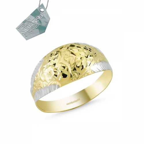 14 Ayar Altın Şık Tasarım Yüzük - SembolGold