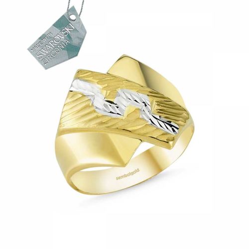 14 Ayar Altın Şık Tasarım Yüzük - SembolGold