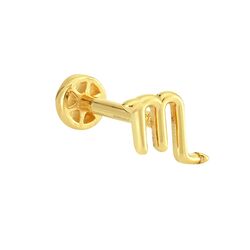 SembolGold - Altın Tragus Piercing 14 Ayar Akrep Burcu (1)