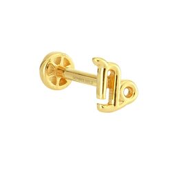 SembolGold - Altın Tragus Piercing 14 Ayar Oğlak Burcu (1)