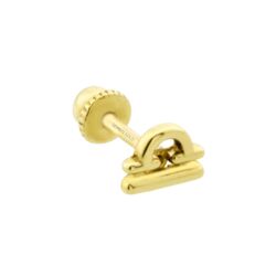 SembolGold - Altın Tragus Piercing 14 Ayar Terazi Burcu (1)