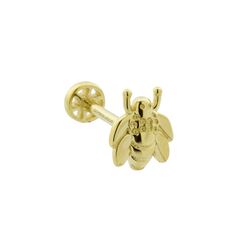 SembolGold - Altın Tragus Piercing Arı 14 Ayar (1)