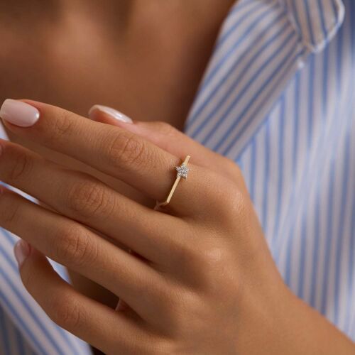 Altın Yıldız Yüzük - SembolGold