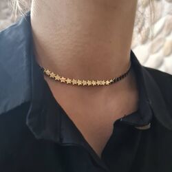 SembolGold - Altın Yıldız Zincir Kolye 40 cm (1)