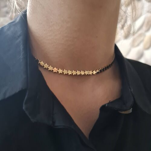 SembolGold - Altın Yıldız Zincir Kolye 40 cm (1)