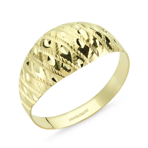 Altın Yüzük 14 Ayar Fantazi Modeli - SembolGold