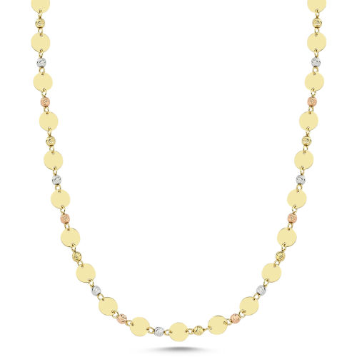 Altın Zincir Dorikalı ve Pullu 60 cm - SembolGold