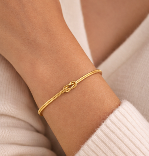 Aşk Düğümü 22 Ayar Altın Kelepçe 12.90 Gram - SembolGold