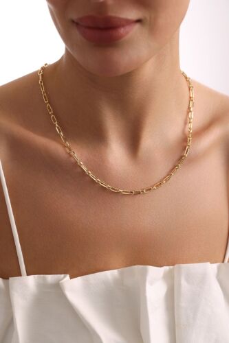 Ataç Zincir Aynalı İtalı Tasarım 55 cm - SembolGold