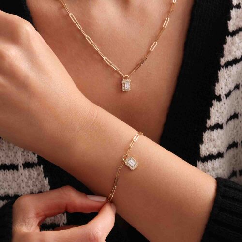 Baget Altın Ataç Zincir & Bileklik İtaly - SembolGold