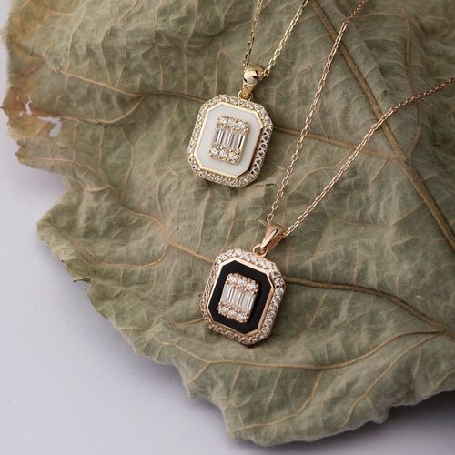 Baget Altın Kolye 14K Gold Mineli - SembolGold