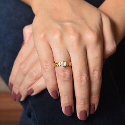 Baget Altın Yüzük 0,28 Karat Gold Pars Tasarım - Thumbnail
