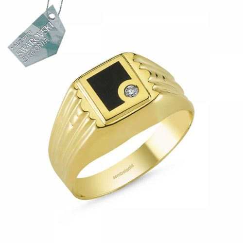 14 Ayar Altın Erkek Yüzük - SembolGold