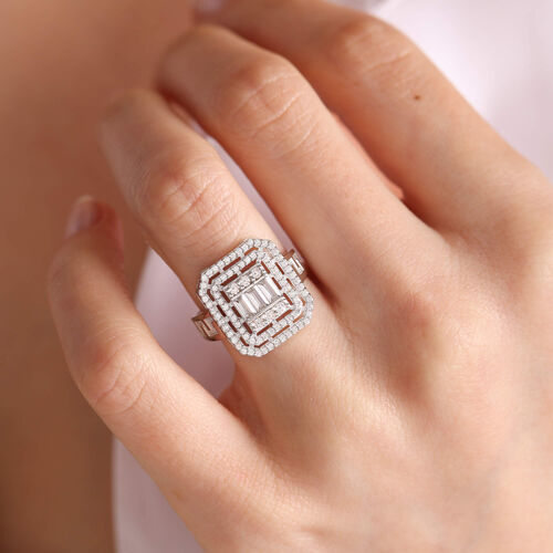 Beyaz Altın Baget Yüzük Grek - SembolGold