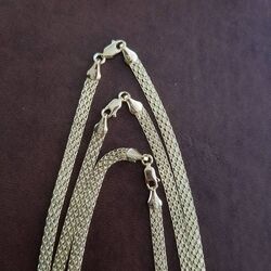 SembolGold - Bismark 55 cm Altın Zincir 14 Ayar 5 mm (1)