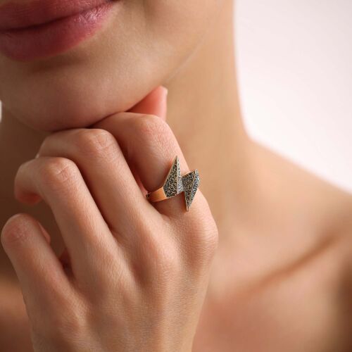 Black Maya Altın Yüzük Özel Seri - SembolGold