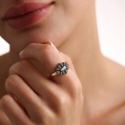 Black Queen Altın Yüzük Özel Seri - SembolGold