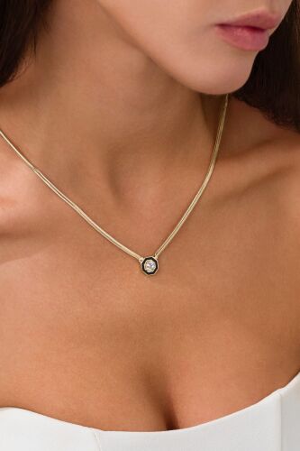 Çağla Kolye 14 Ayar Altın 45 cm - SembolGold