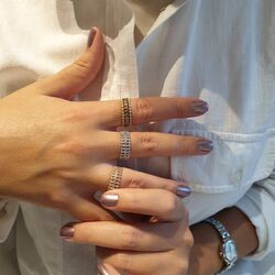 SembolGold - Coronet Altın Yüzük Rose Gold 14K (1)