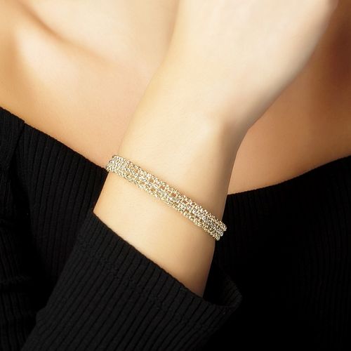 SembolGold - Dorikalı Altın Kelepçe Tricolor Tasarım 14K İtaly (1)