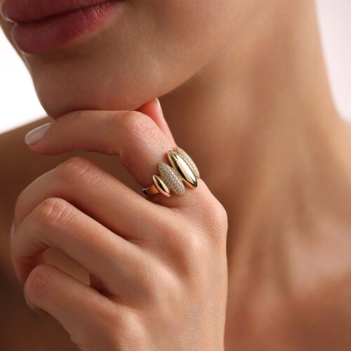 Dribblet Altın Yüzük - SembolGold