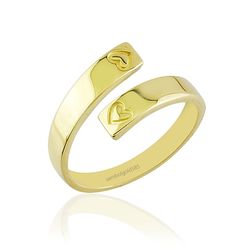 Eklem Altın Yüzük 14K Gold - Thumbnail