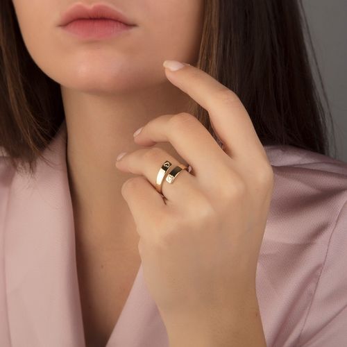 SembolGold - Eklem Altın Yüzük 14K Gold (1)
