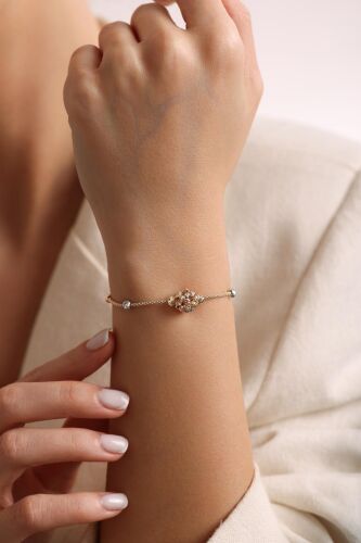 El Yapımı Dorika Kuş Gözü Altın Bileklik - SembolGold