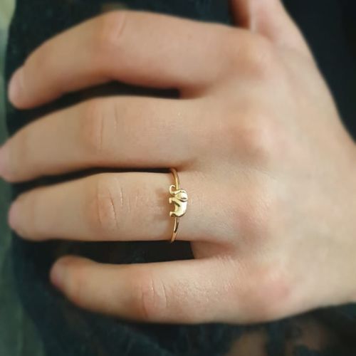 SembolGold - Fil Altın Yüzük Rose Gold (1)