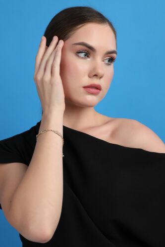 Forse Hallow Altın Bileklik 17-20 cm - SembolGold