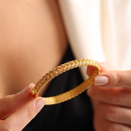 Füzyon Altın Kelepçe Başak Form - SembolGold