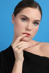 Geometrik Elegance Yüzük 14 Ayar Altın - SembolGold