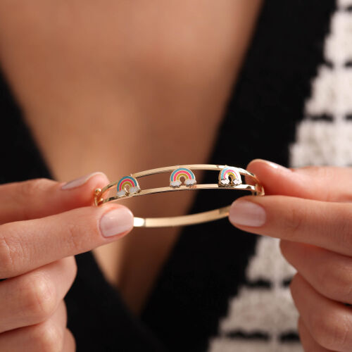 Gökkuşağı Çocuk Kelepçe 5.0 cm - SembolGold