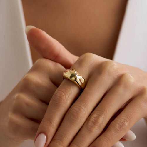 Golden Birth 14 Ayar Altın Yüzük - SembolGold