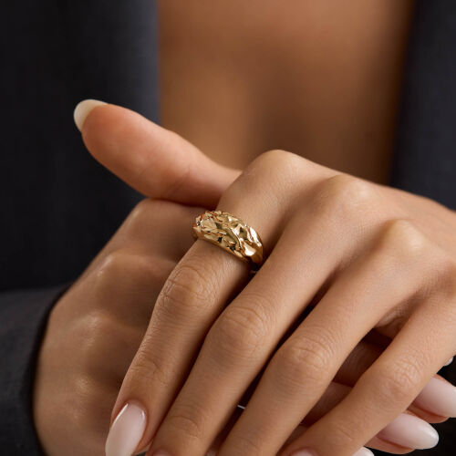 Golden Frame Kadın Yüzük - SembolGold