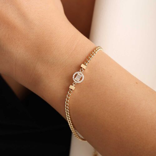 Gurmet Altın Baget Bileklik - SembolGold