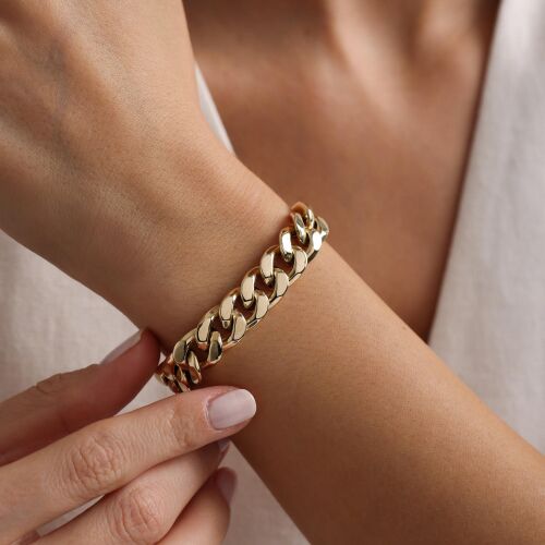 Gurmet Altın Bileklik 10 mm - SembolGold