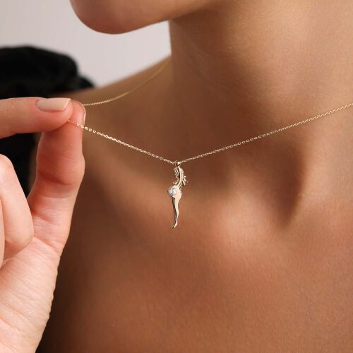 Hamile Kadın Kolye 14 Ayar - SembolGold