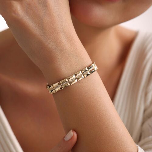 İtaly Altın Bileklik Waterway - SembolGold