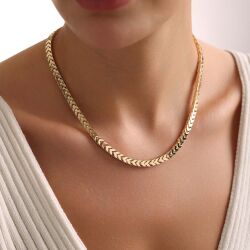 İtaly Çavuş Zincir 14 Ayar 43 cm Fuar Ürünü - SembolGold