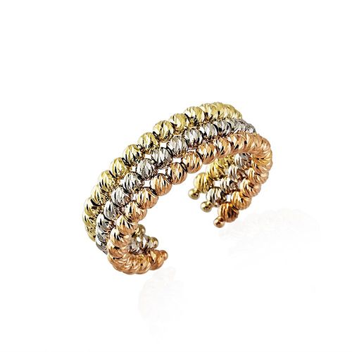 İtaly Dorika Altın Yüzükler 14K Gold 3 Renk - SembolGold