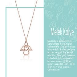 SembolGold - Kalbimin Meleği Pırlanta Kolye (1)