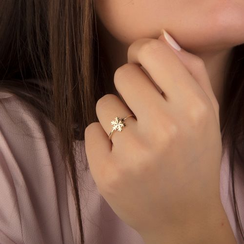 SembolGold - Kartanesi Sarı Altın Yüzük 14K (1)
