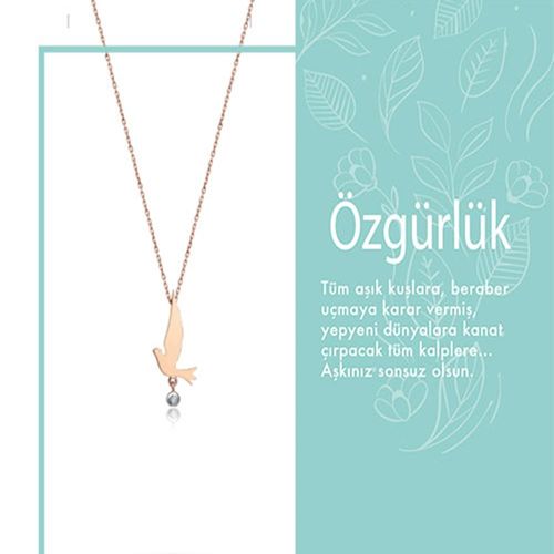 SembolGold - Kırlangıç Pırlanta Kolye (1)