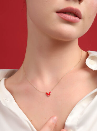 Kalpli Altın Kolye 43 cm - SembolGold