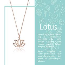 Lotus Pırlanta Kolye - 2