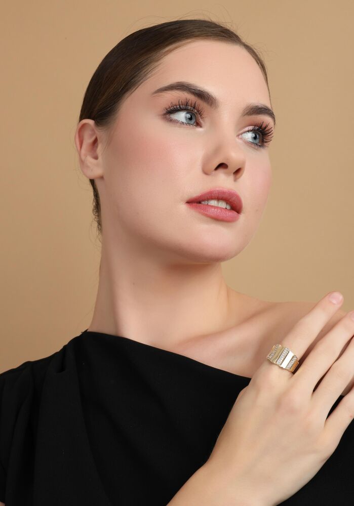 Majestic Gold 14 Ayar Altın Yüzük Elegance