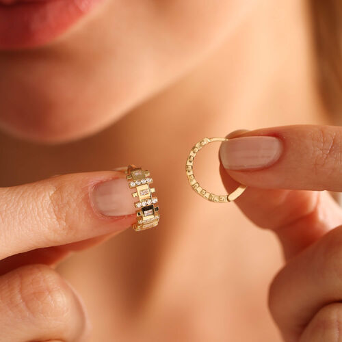 Meridyen Altın Halka Küpe 1.5 cm - SembolGold