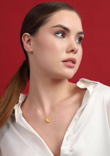 Muz Altın Kolye 43 cm - SembolGold