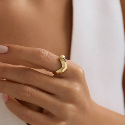 Nova Form 14 Ayar Altın Yüzük - SembolGold